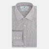 View 5 of product Brown Ripple Double Pinstripe Mayfair Shirt 17