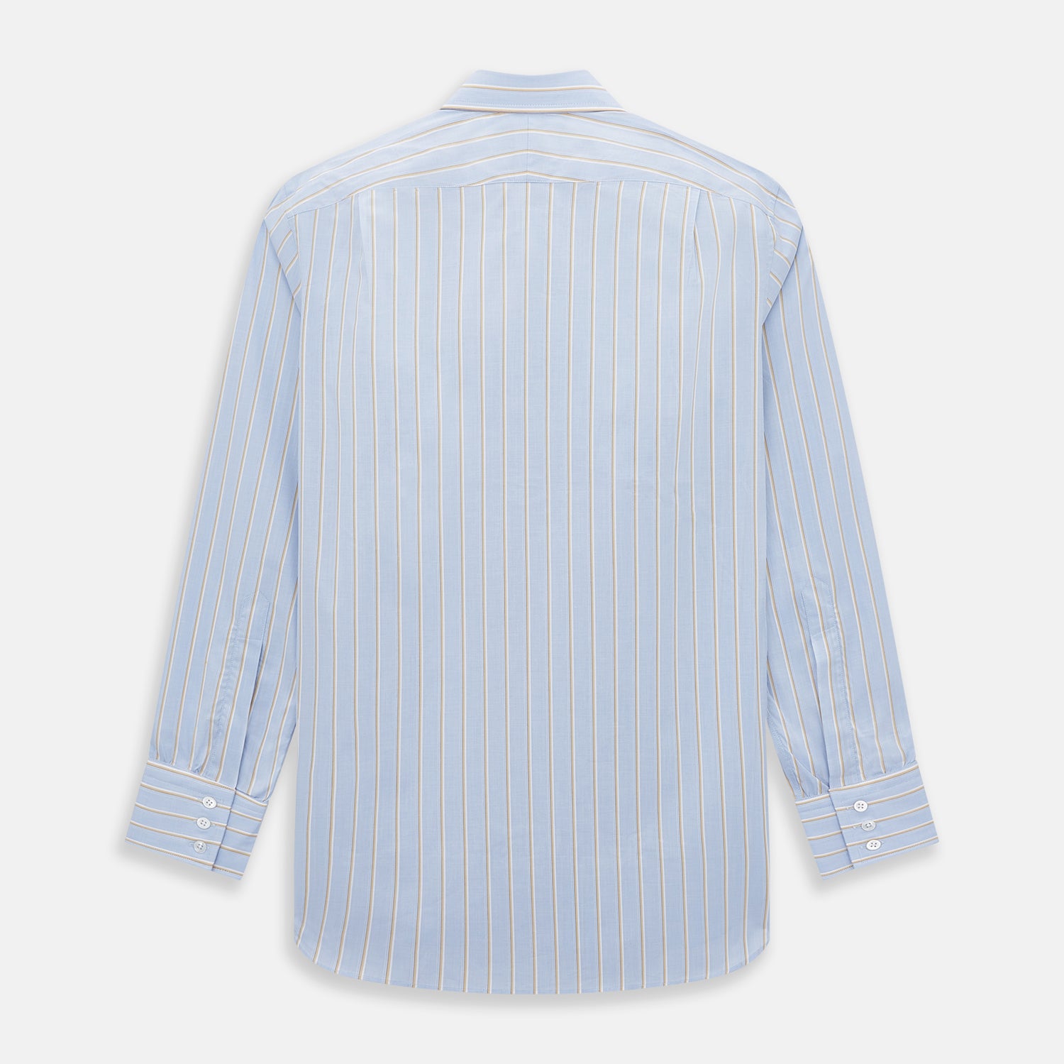 Image 3 of product Blue and Yellow  Multi-Stripe Mayfair Shirt 19