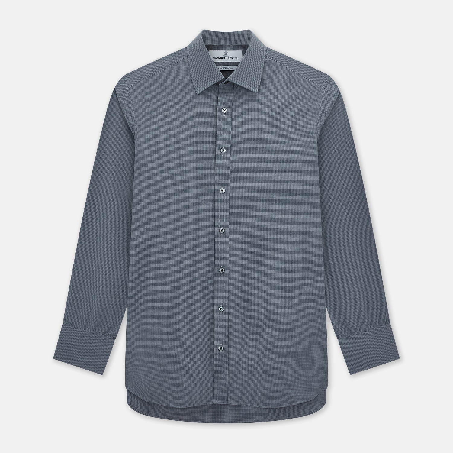 Image 1 of product Grey Pin Check Mayfair Shirt 19