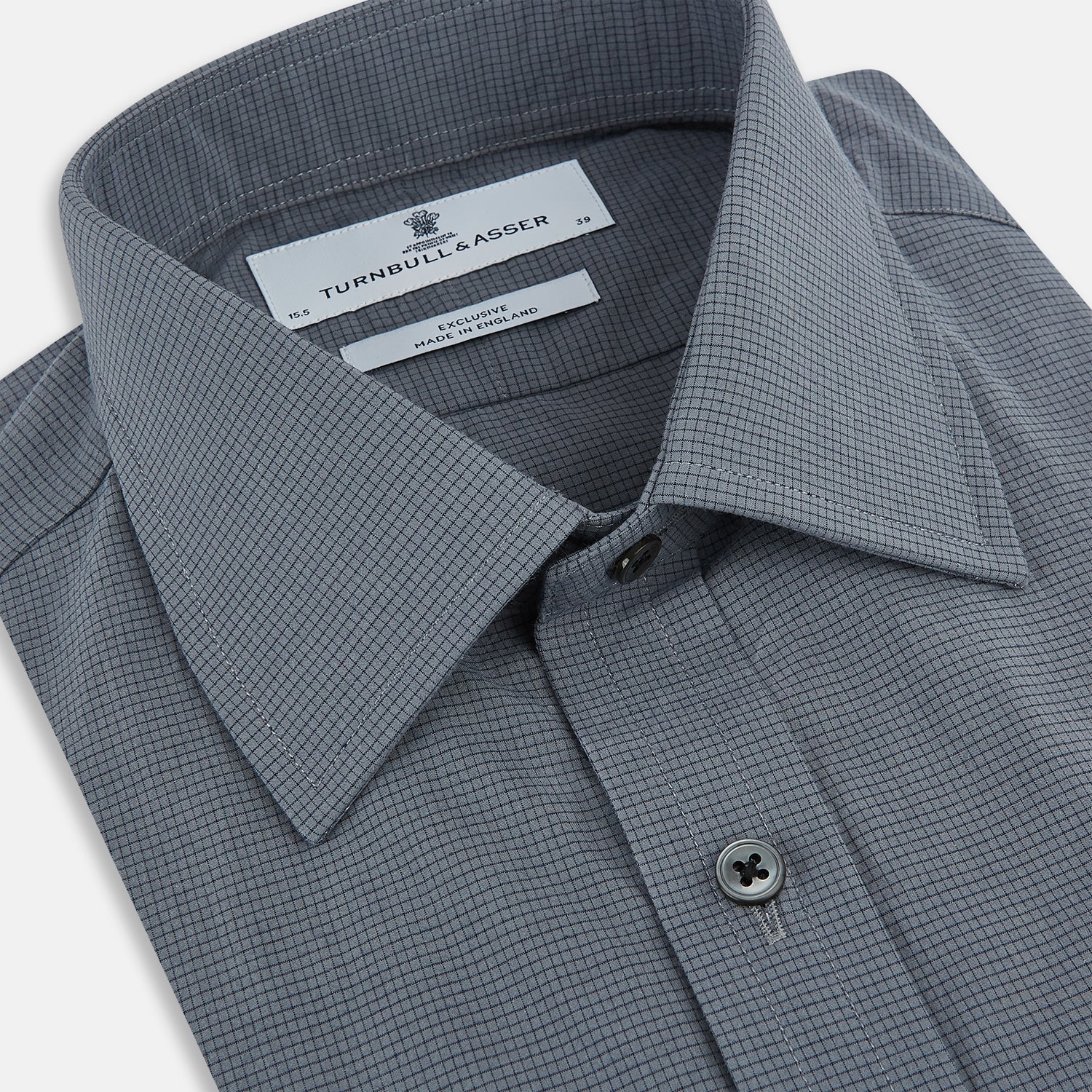 Image 2 of product Grey Pin Check Mayfair Shirt 19