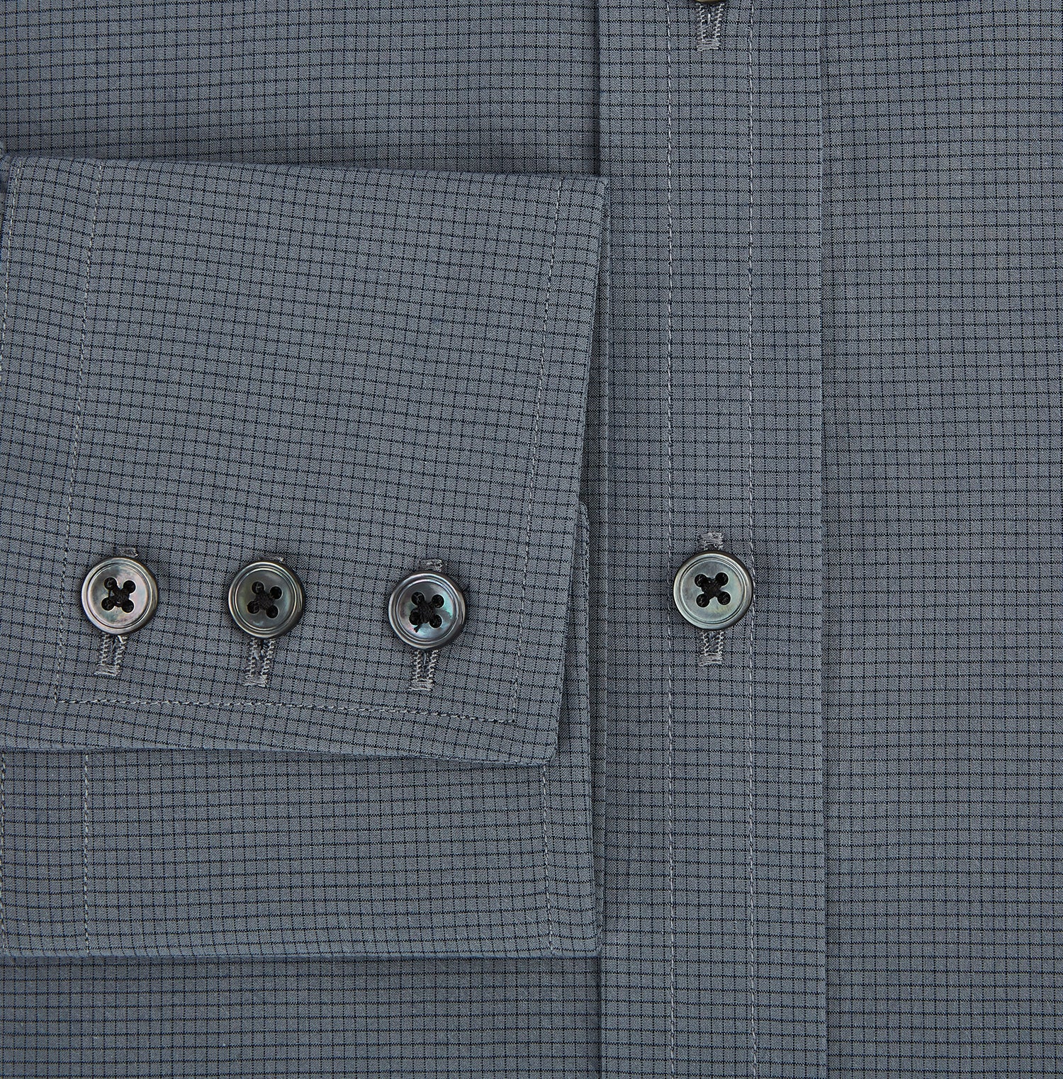 Image 4 of product Grey Pin Check Mayfair Shirt 19