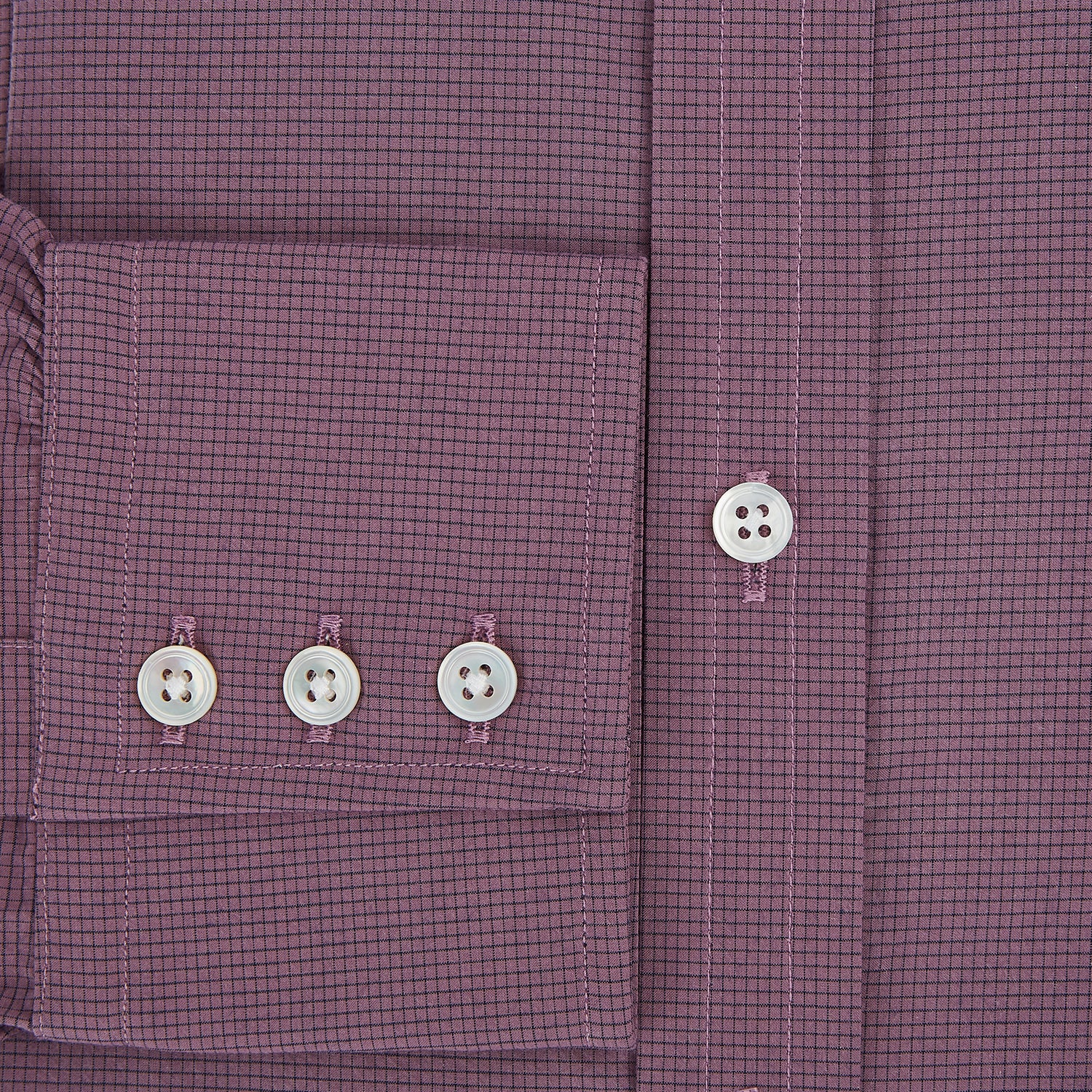 Image 4 of product Light Plum Pin Check Mayfair Shirt 19