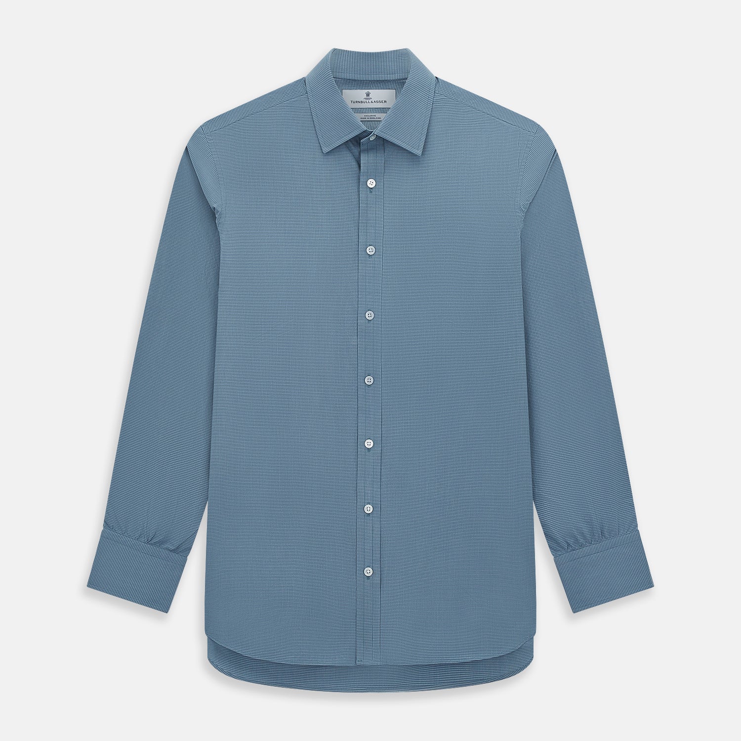 Image 1 of product Steel Grey Pin Check Mayfair Shirt 19