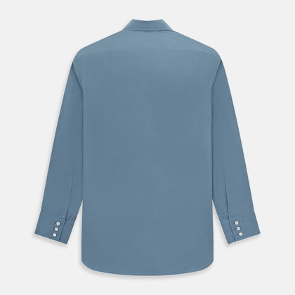 SHIRTS RF NEW T&A COLLAR 3BC STEEL GREY W WHTE CHK Image 2