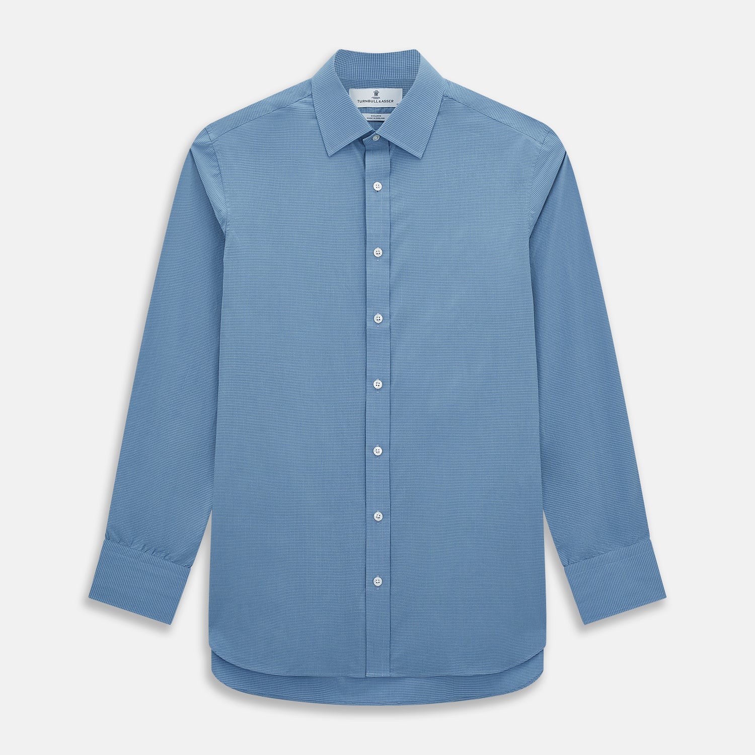 Image 1 of product Colony Blue Pin Check Mayfair Shirt 19