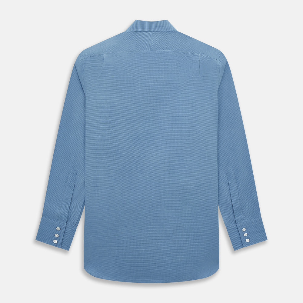Colony Blue Pin Check Mayfair Shirt 19