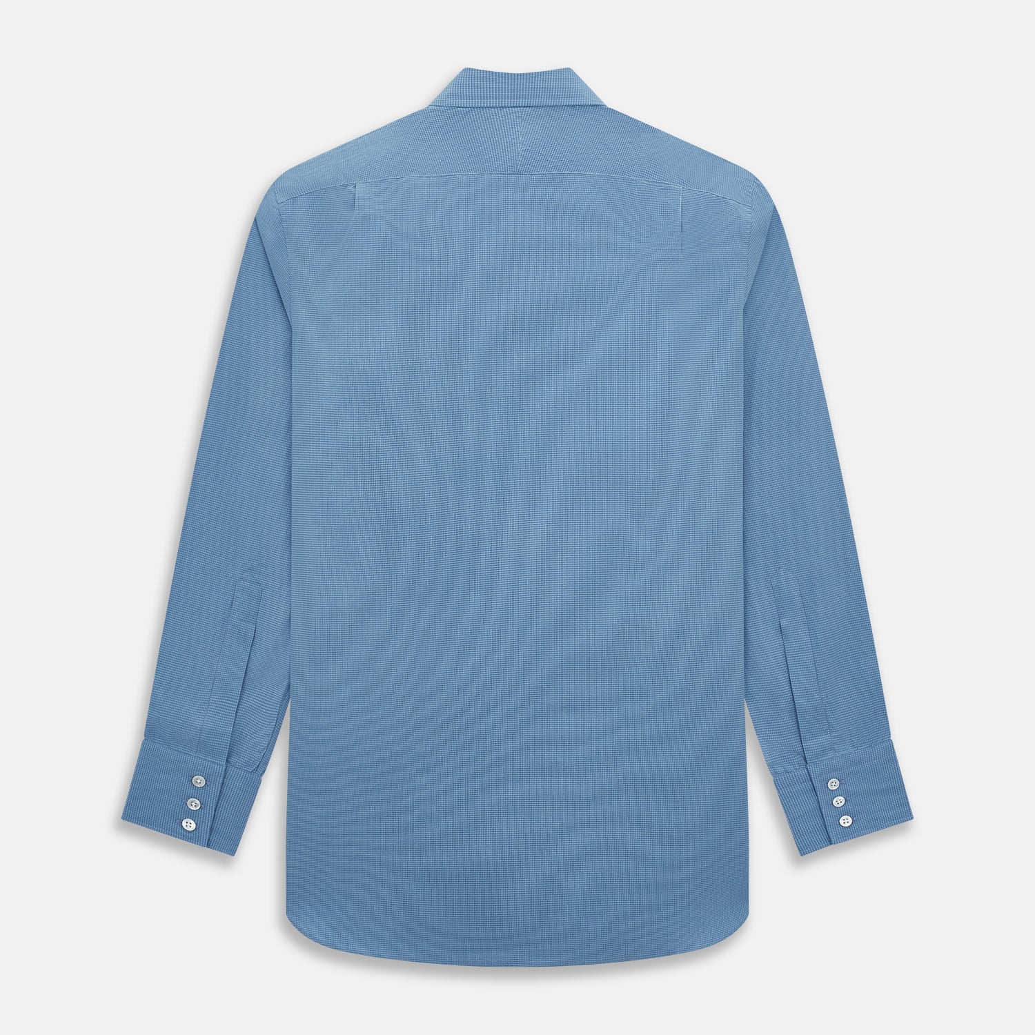 View 3 of product Colony Blue Pin Check Mayfair Shirt 19