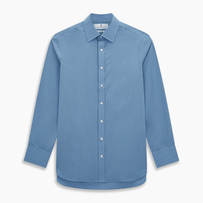 Colony Blue Pin Check Mayfair Shirt Image 6