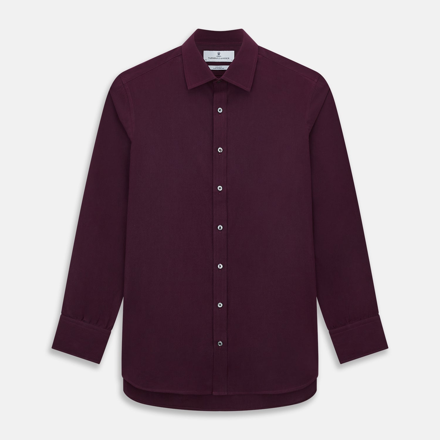 View 1 of product Dark Burgundy Pinstripe Mayfair Shirt 19