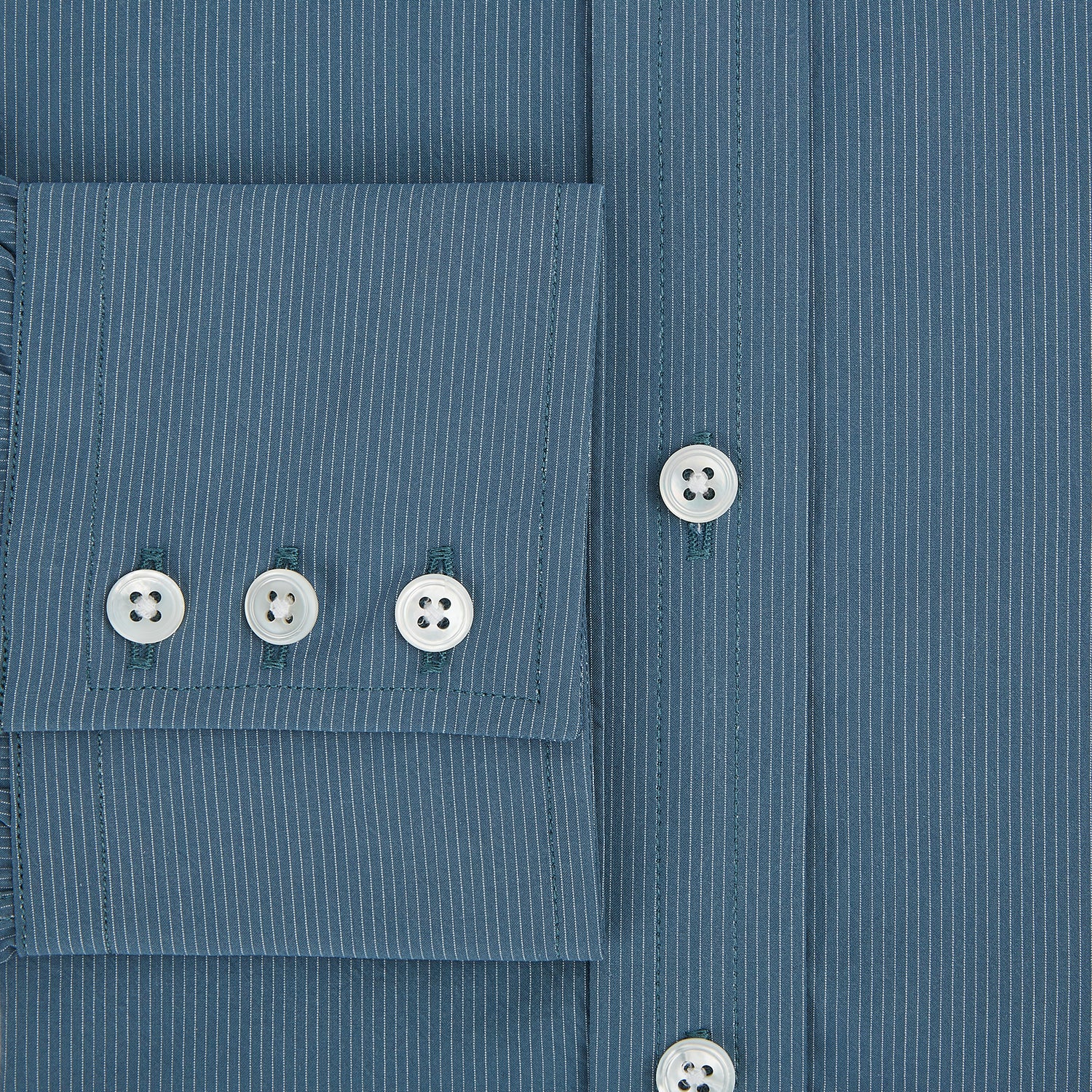 Image 4 of product Steel Grey Pinstripe Mayfair Shirt 19