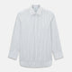 Navy Thin Track Stripe Mayfair Shirt 19