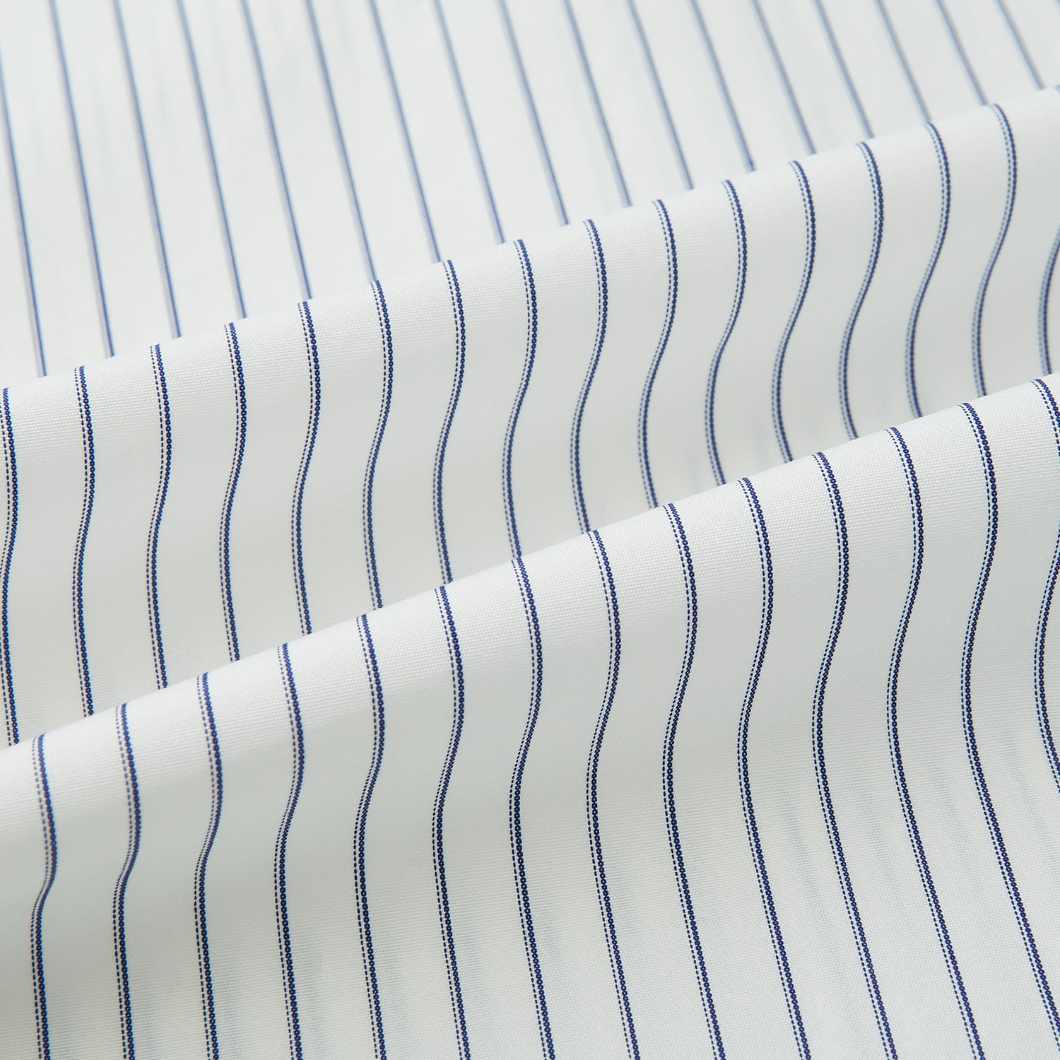 View 6 of product Navy Thin Track Stripe Mayfair Shirt 19