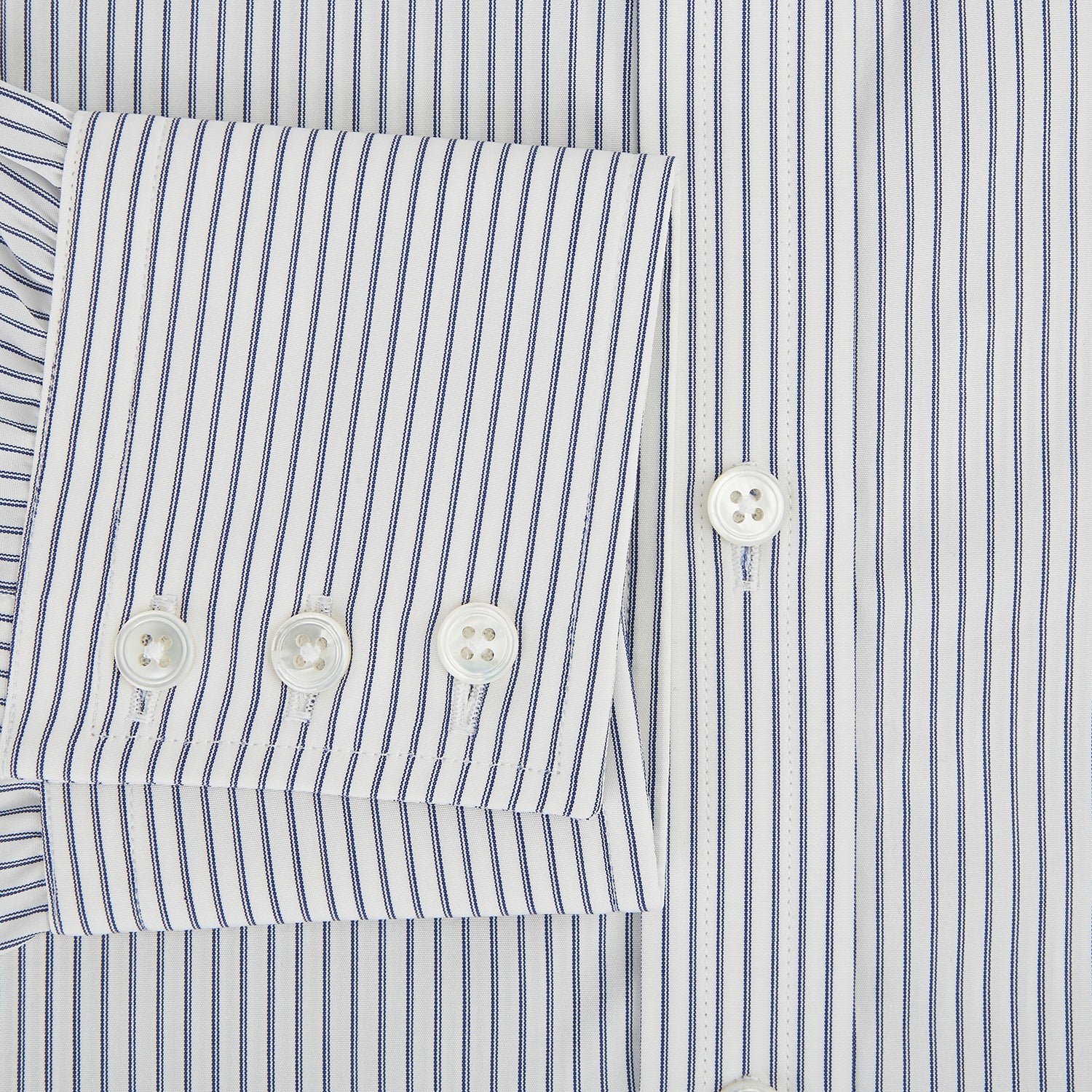 View 4 of product Navy Pair Stripe Mayfair Shirt 19