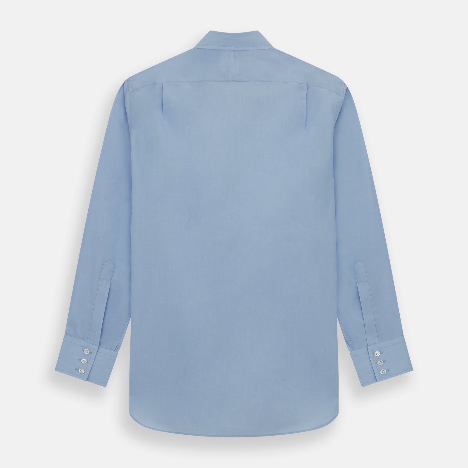 View 5 of product Light Blue End-on-End Shirt with T&A Collar and 3-Button Cuffs