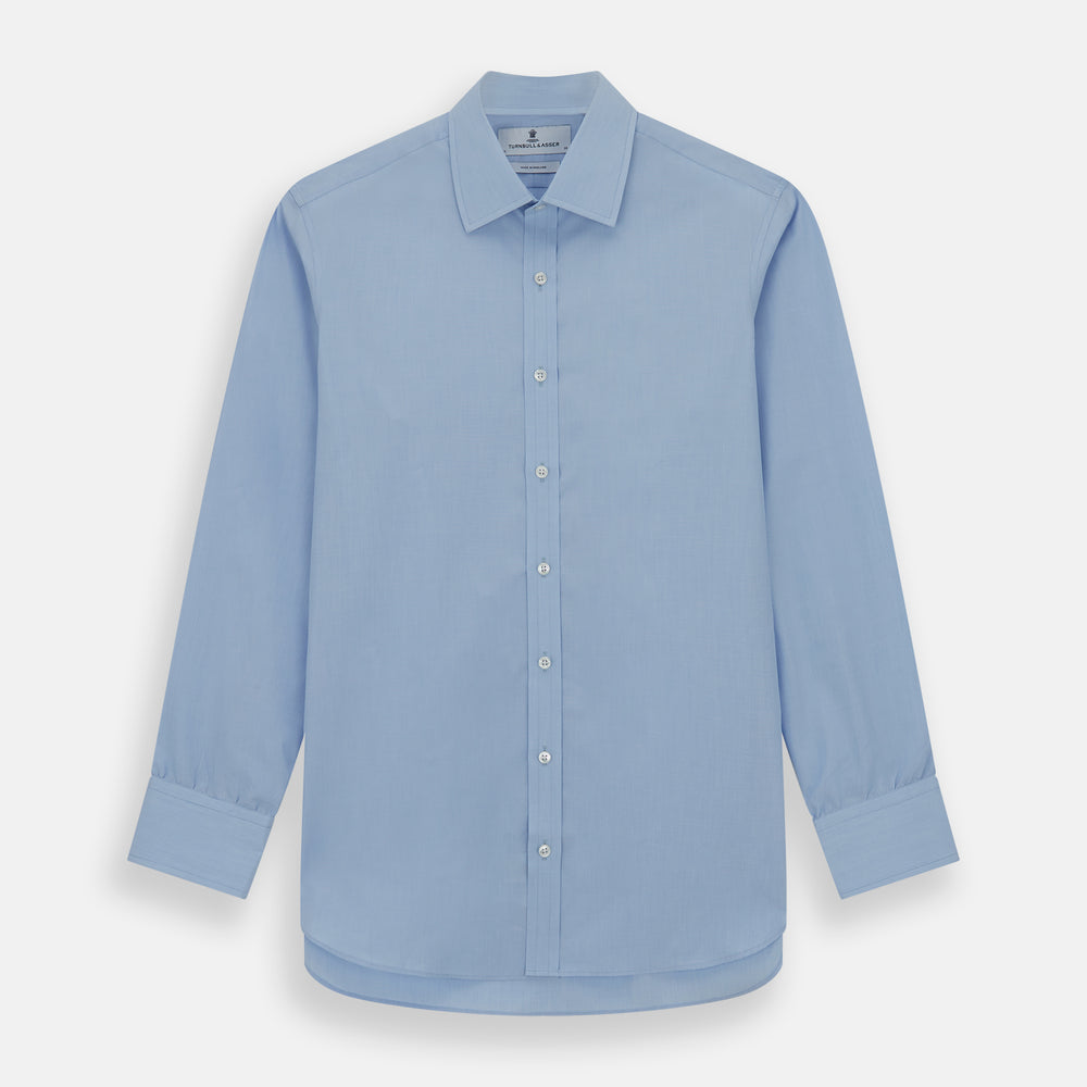 Light Blue End-on-End Shirt with T&A Collar and 3-Button Cuffs – Turnbull &  Asser US