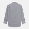 View 5 of product Dark Blue and White Graph Check Mayfair Shirt