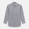 View 1 of product Dark Blue and White Graph Check Mayfair Shirt