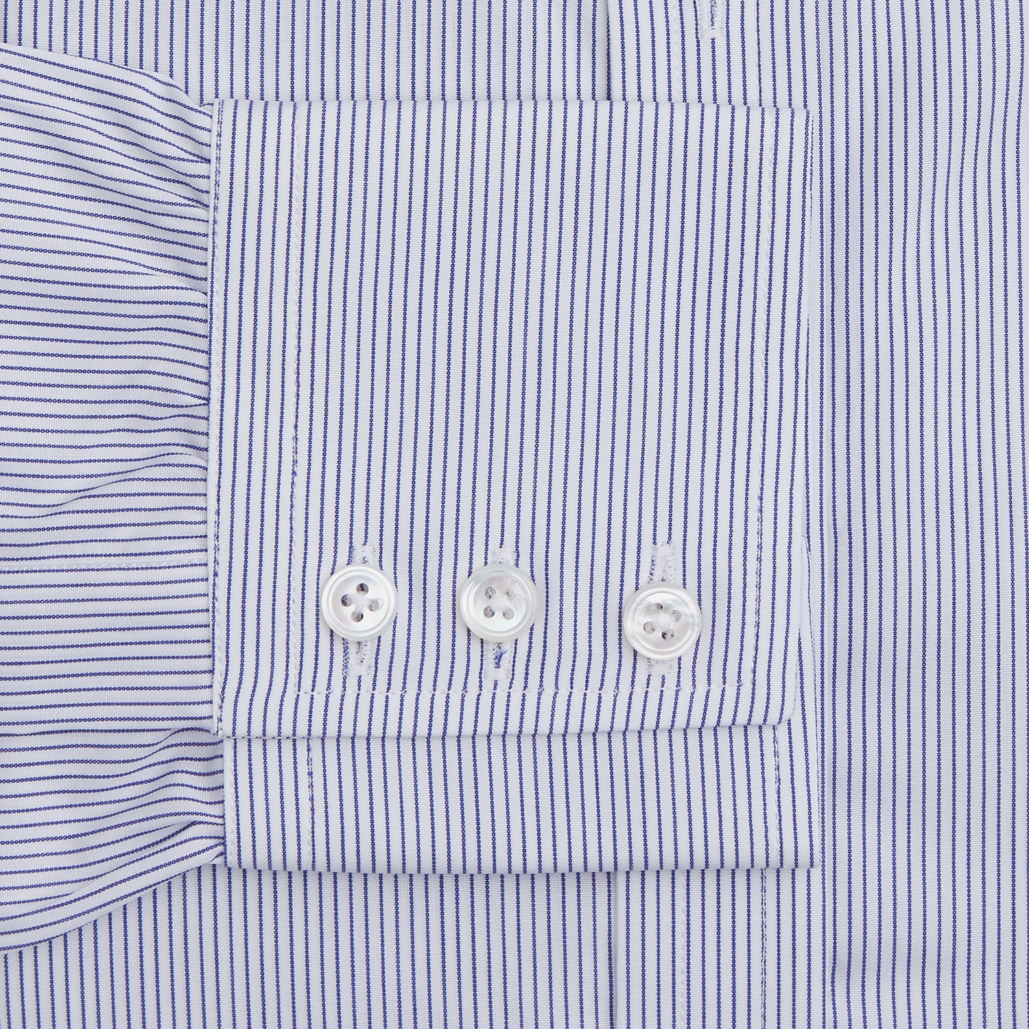 View 3 of product Blue Pinstripe Mayfair Shirt