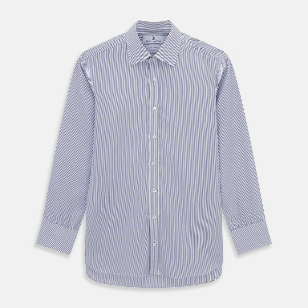 Blue Pinstripe Mayfair Shirt