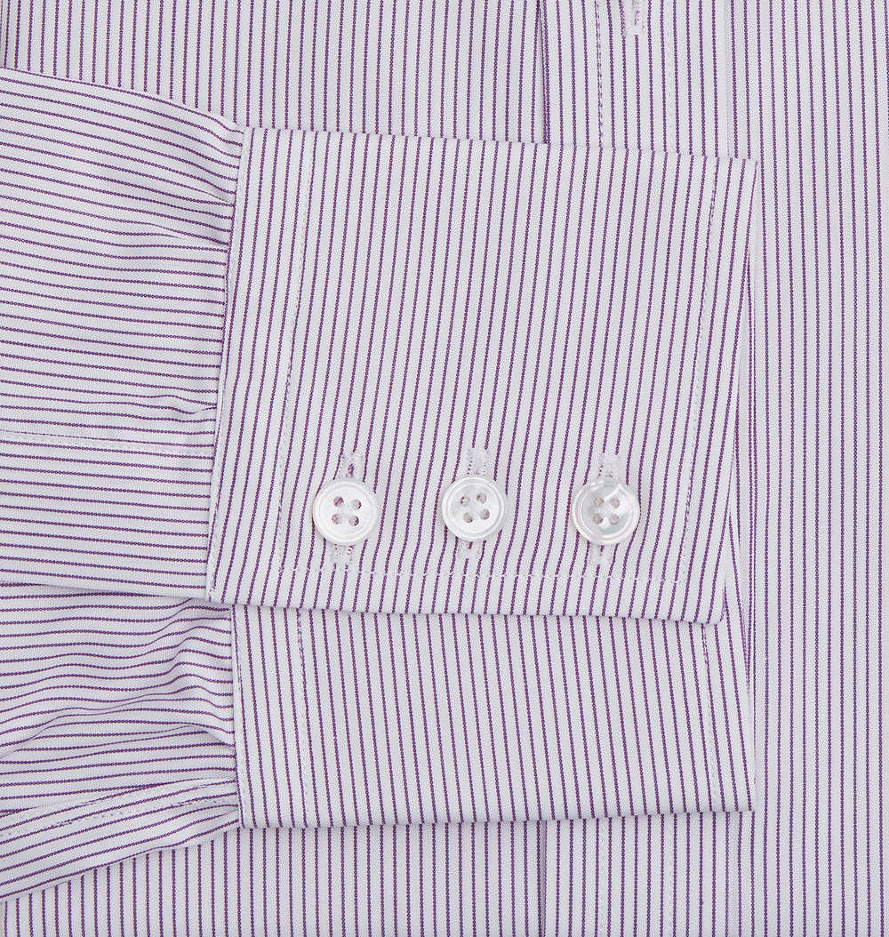Purple Pinstripe Mayfair Shirt