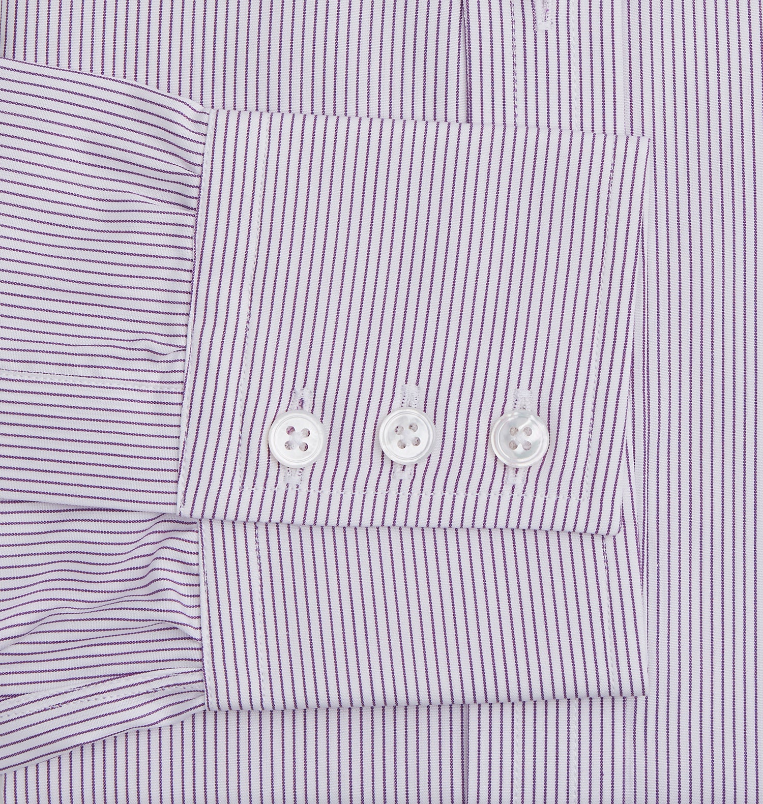 View 3 of product Purple Pinstripe Mayfair Shirt