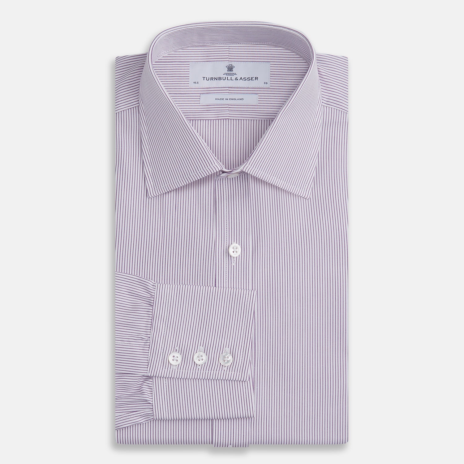 Purple Pinstripe Mayfair Shirt