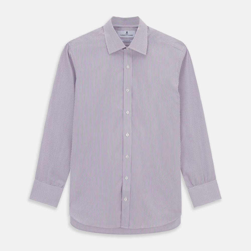 Purple Pinstripe Mayfair Shirt