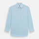 Blue Cotton Cashmere Mayfair Shirt