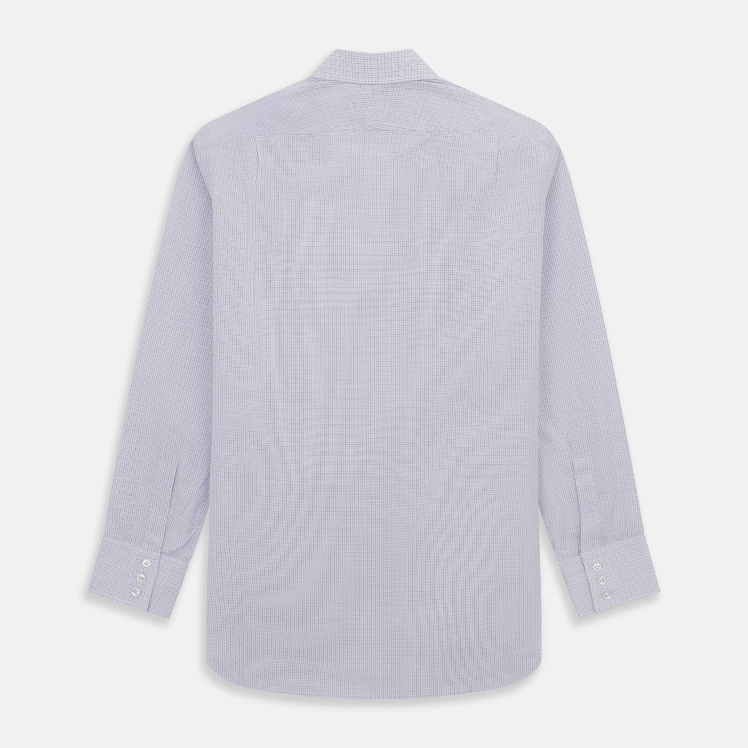View 5 of product Red and Blue Tattersall Check Mayfair Shirt