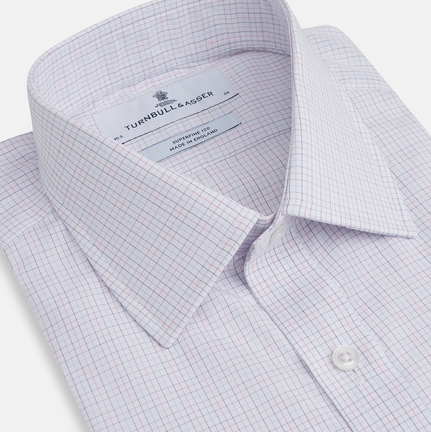 View 2 of product Red and Blue Tattersall Check Mayfair Shirt