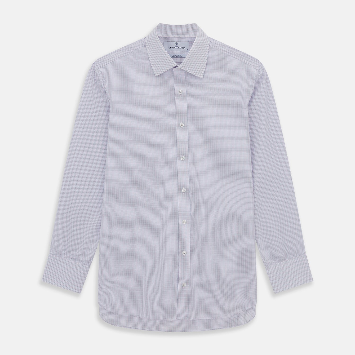 View 1 of product Red and Blue Tattersall Check Mayfair Shirt