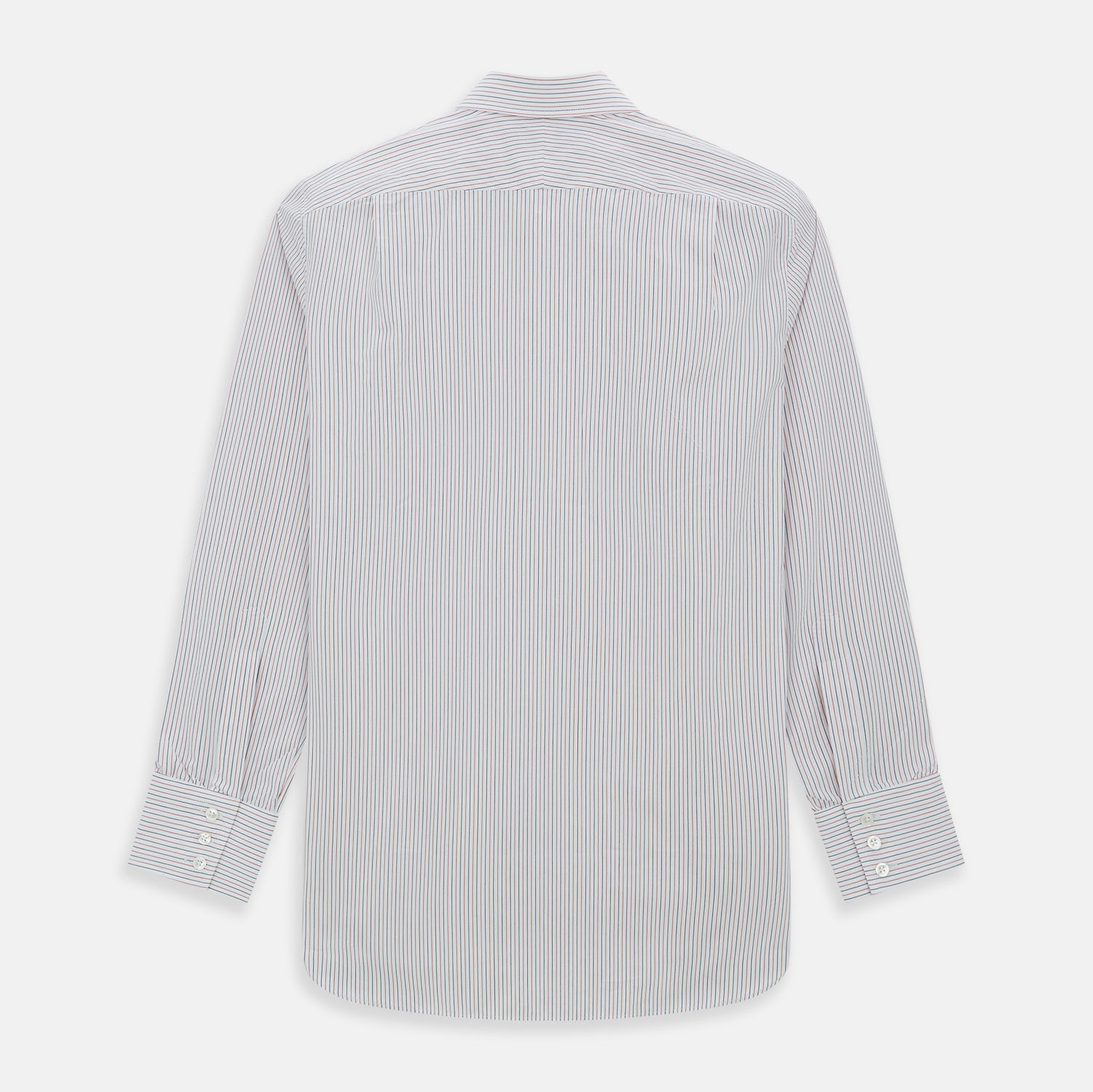 View 6 of product Red and Navy Pinstripe Mayfair Shirt