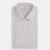 View 4 of product Red and Navy Pinstripe Mayfair Shirt