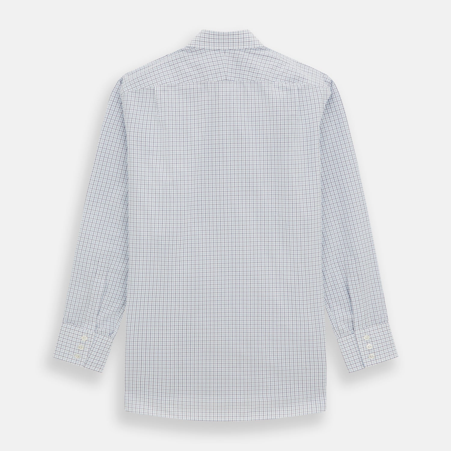 View 5 of product Blue Double Graph Check Mayfair Shirt