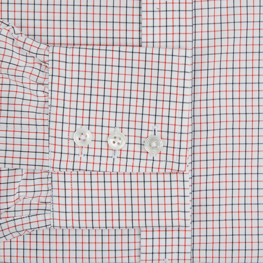 Red and Navy Graph Check Mayfair Shirt