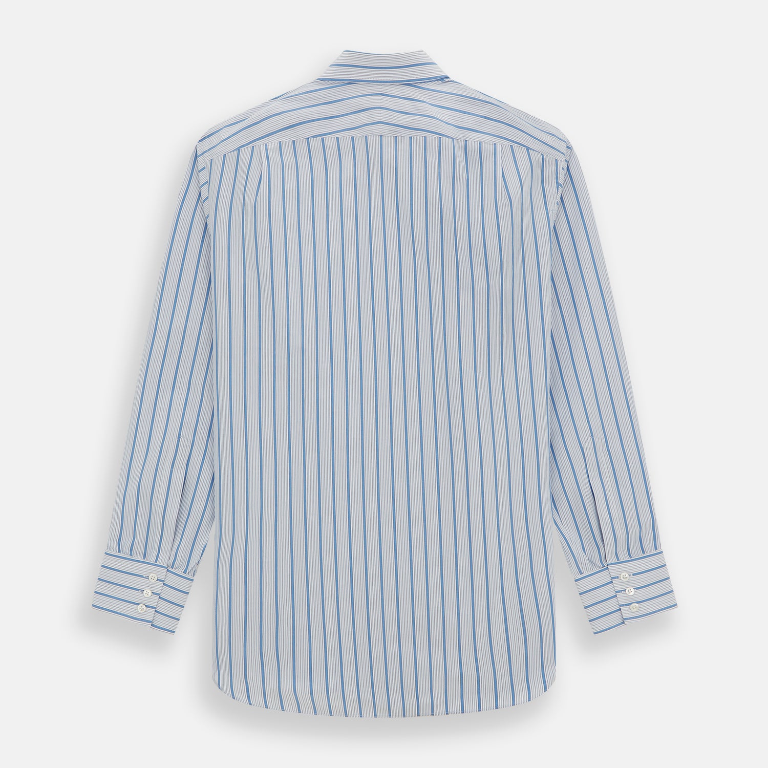 View 5 of product Blue Multi Track Stripe Mayfair Shirt