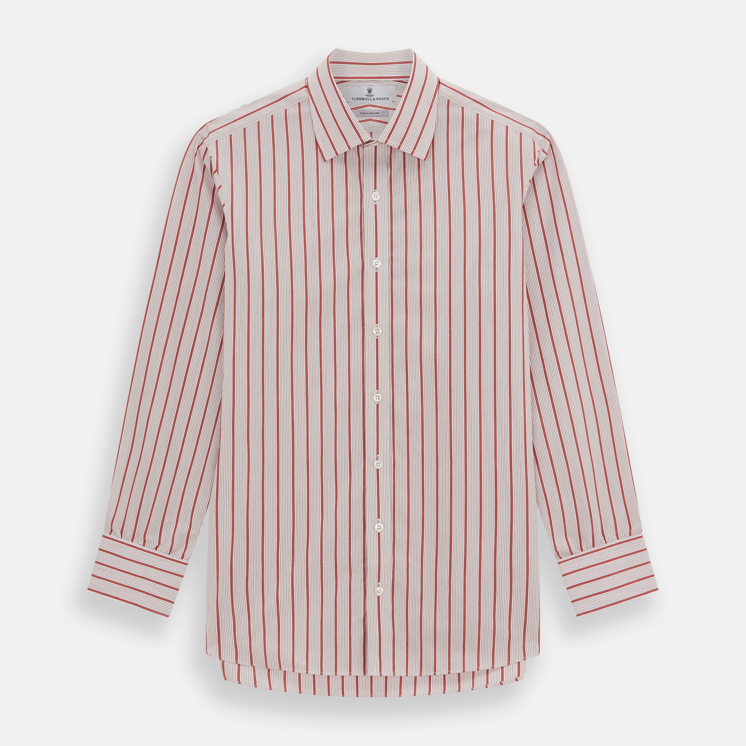 View 1 of product Red Multi Track Stripe Mayfair Shirt