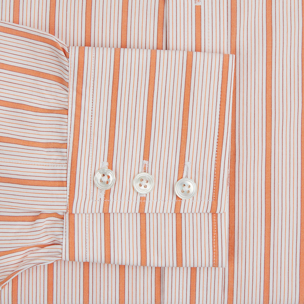 Orange Graph Overlay Check Mayfair Shirt