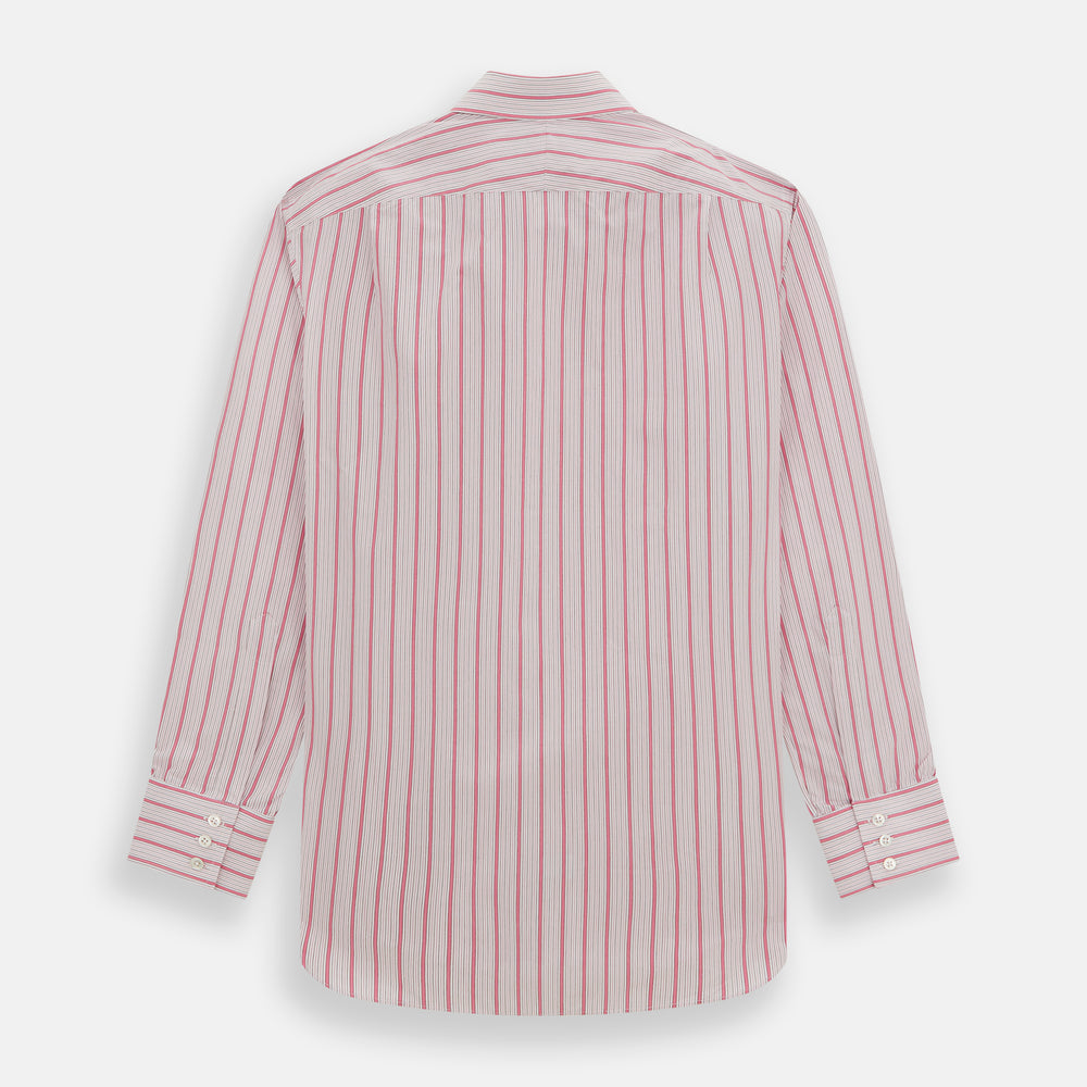 Pink Multi Track Stripe Mayfair Shirt