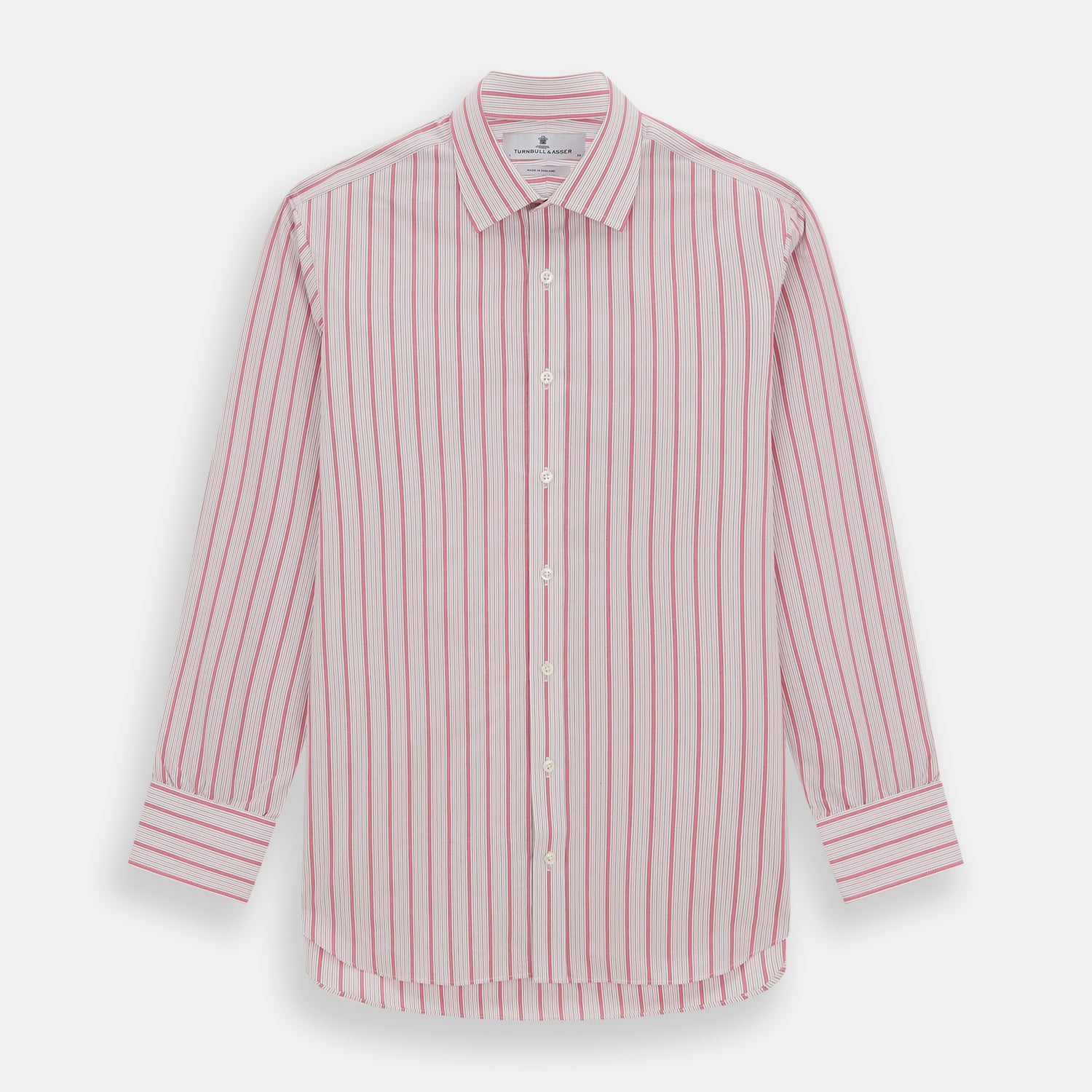 View 1 of product Pink Multi Track Stripe Mayfair Shirt