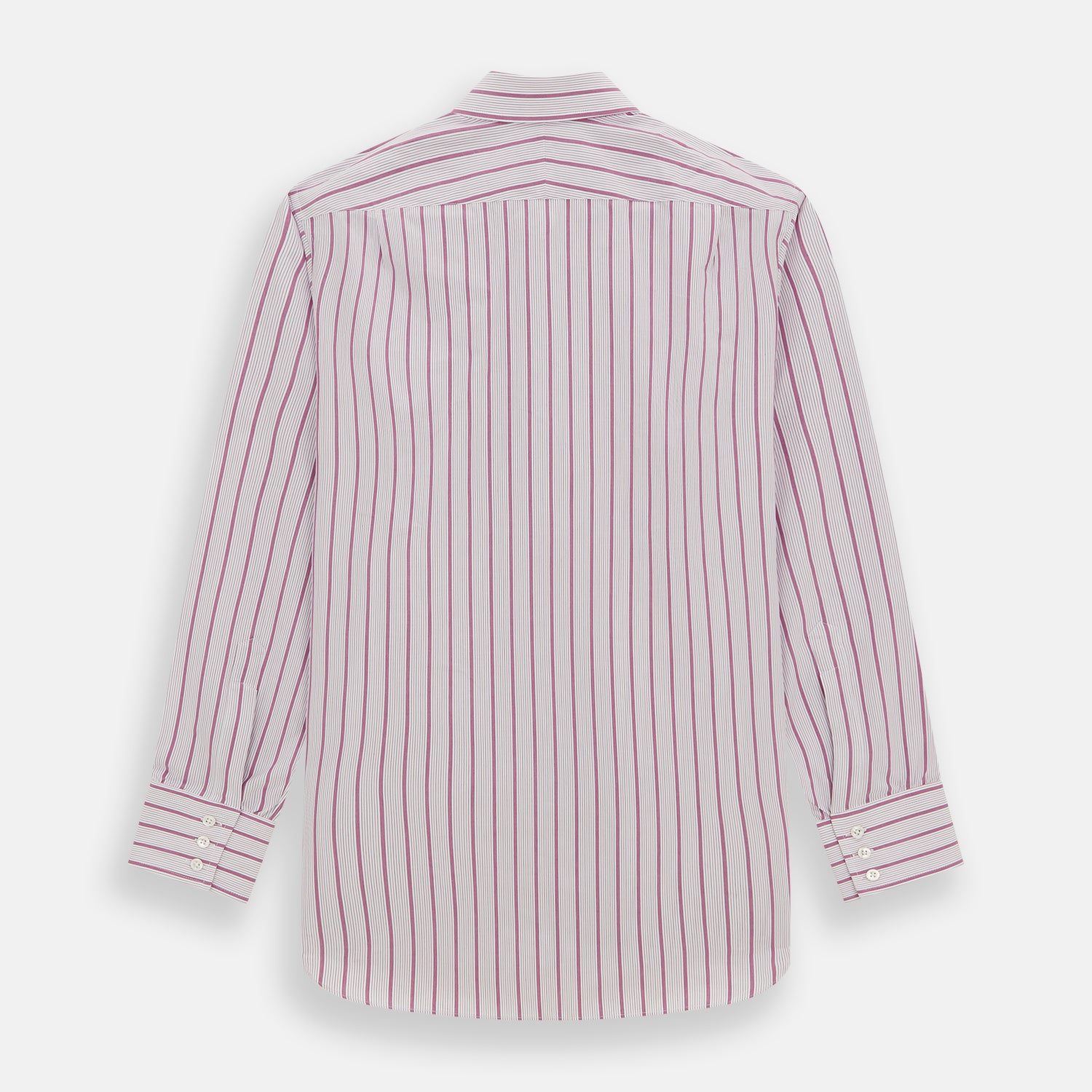 View 5 of product Purple Multi Track Stripe Mayfair Shirt