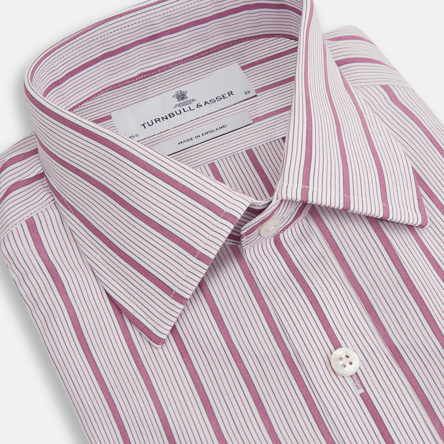 View 2 of product Purple Multi Track Stripe Mayfair Shirt