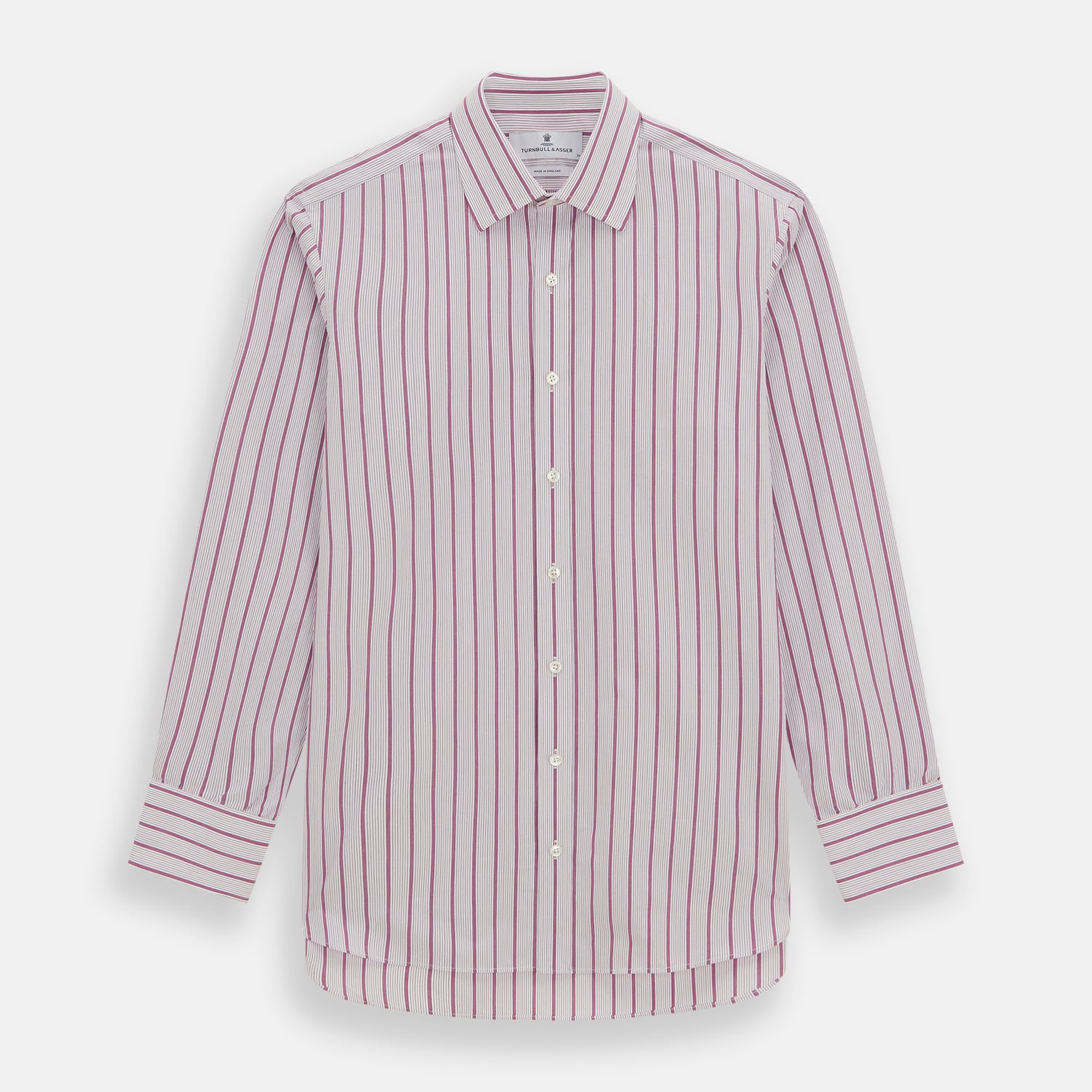 View 1 of product Purple Multi Track Stripe Mayfair Shirt