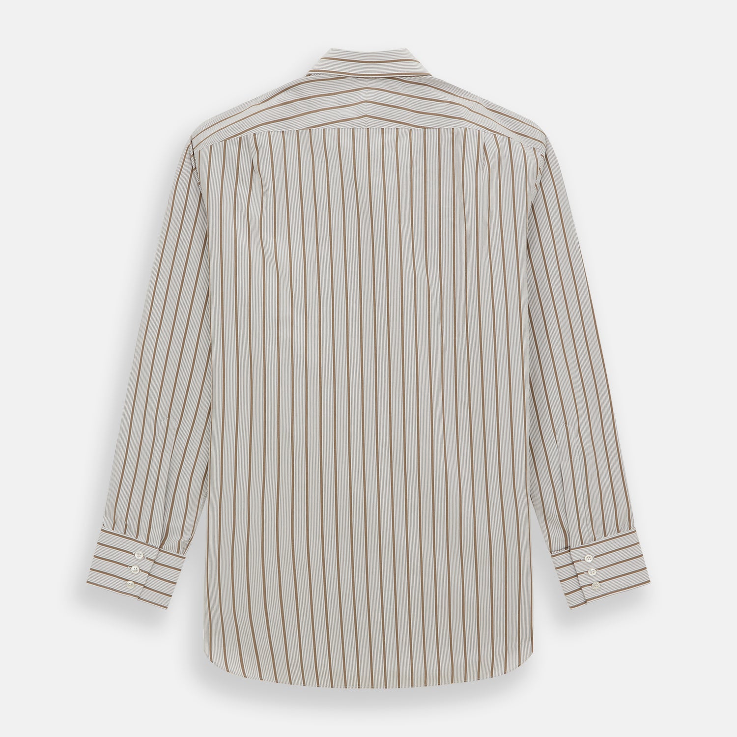 View 5 of product Brown Multi Track Stripe Mayfair Shirt
