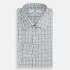 View 4 of product Grey Fine Multi Graph Check Mayfair Shirt