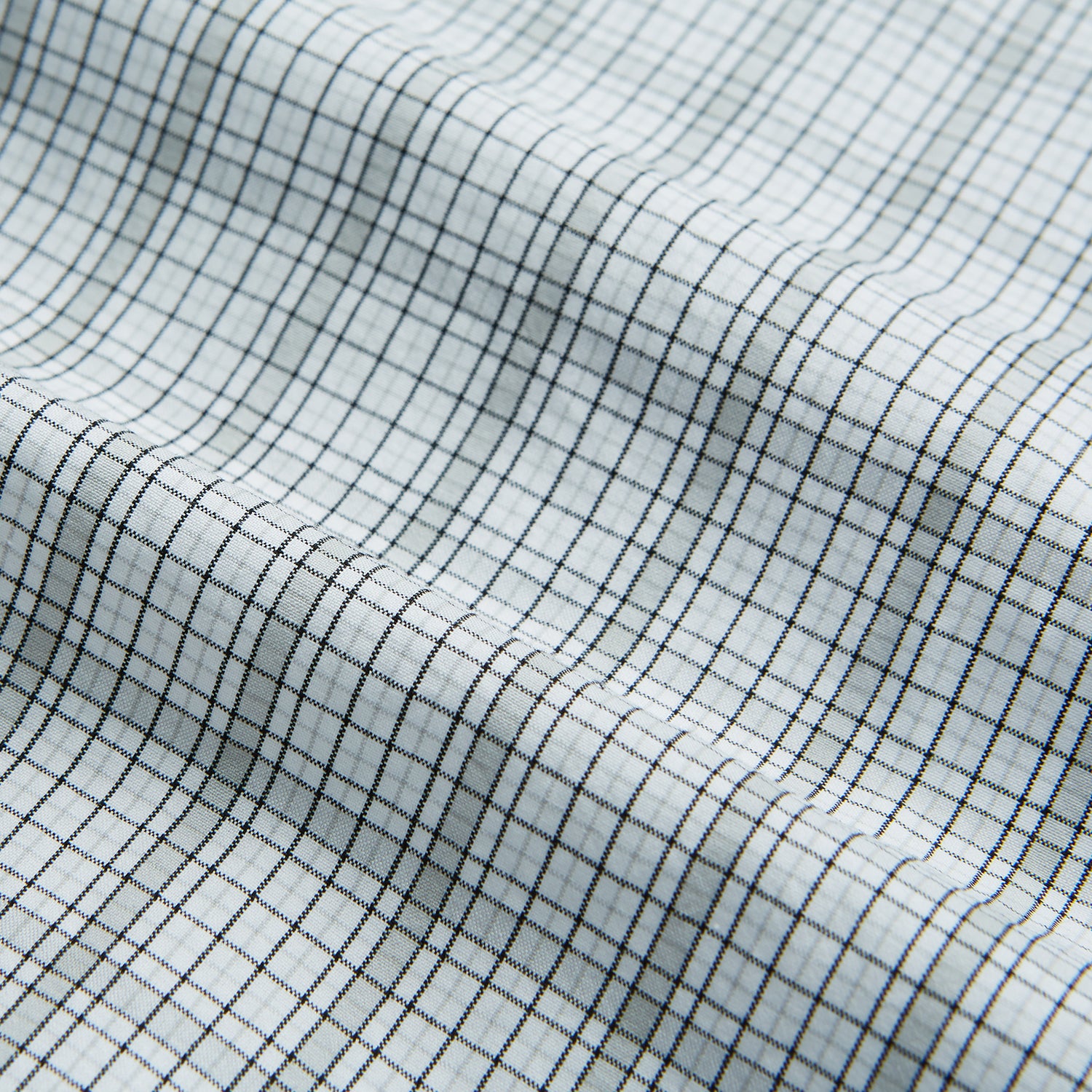View 5 of product Grey Fine Multi Graph Check Mayfair Shirt