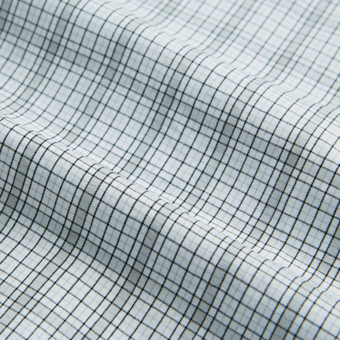 Grey Fine Multi Graph Check Mayfair Shirt Image 4