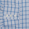 View 3 of product Blue Graph Overlay Check Mayfair Shirt