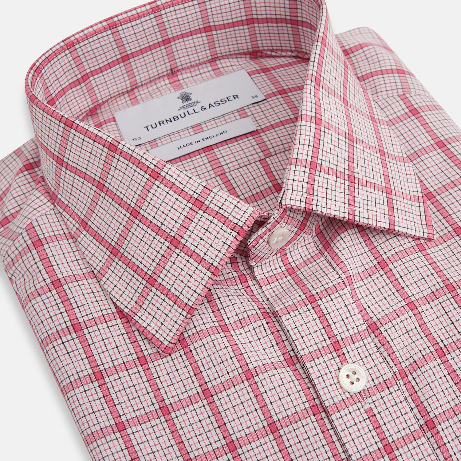 View 2 of product Pink Graph Overlay Check Mayfair Shirt