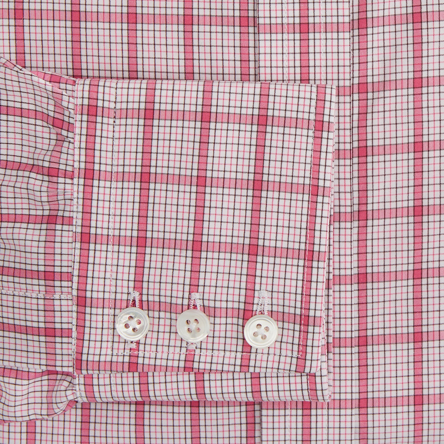 View 3 of product Pink Graph Overlay Check Mayfair Shirt